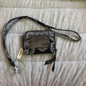 Vera Bradley Lanyard and Wallet